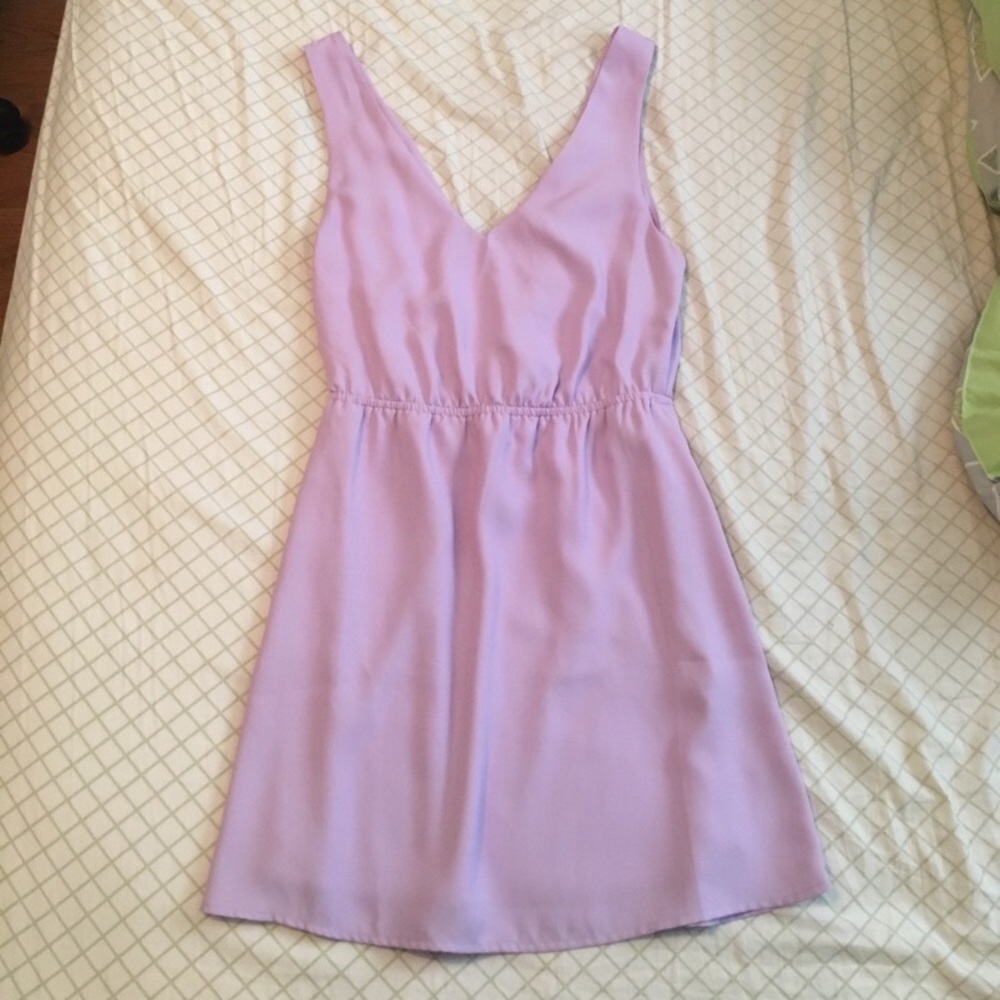 Beautiful lavender low backed dress!